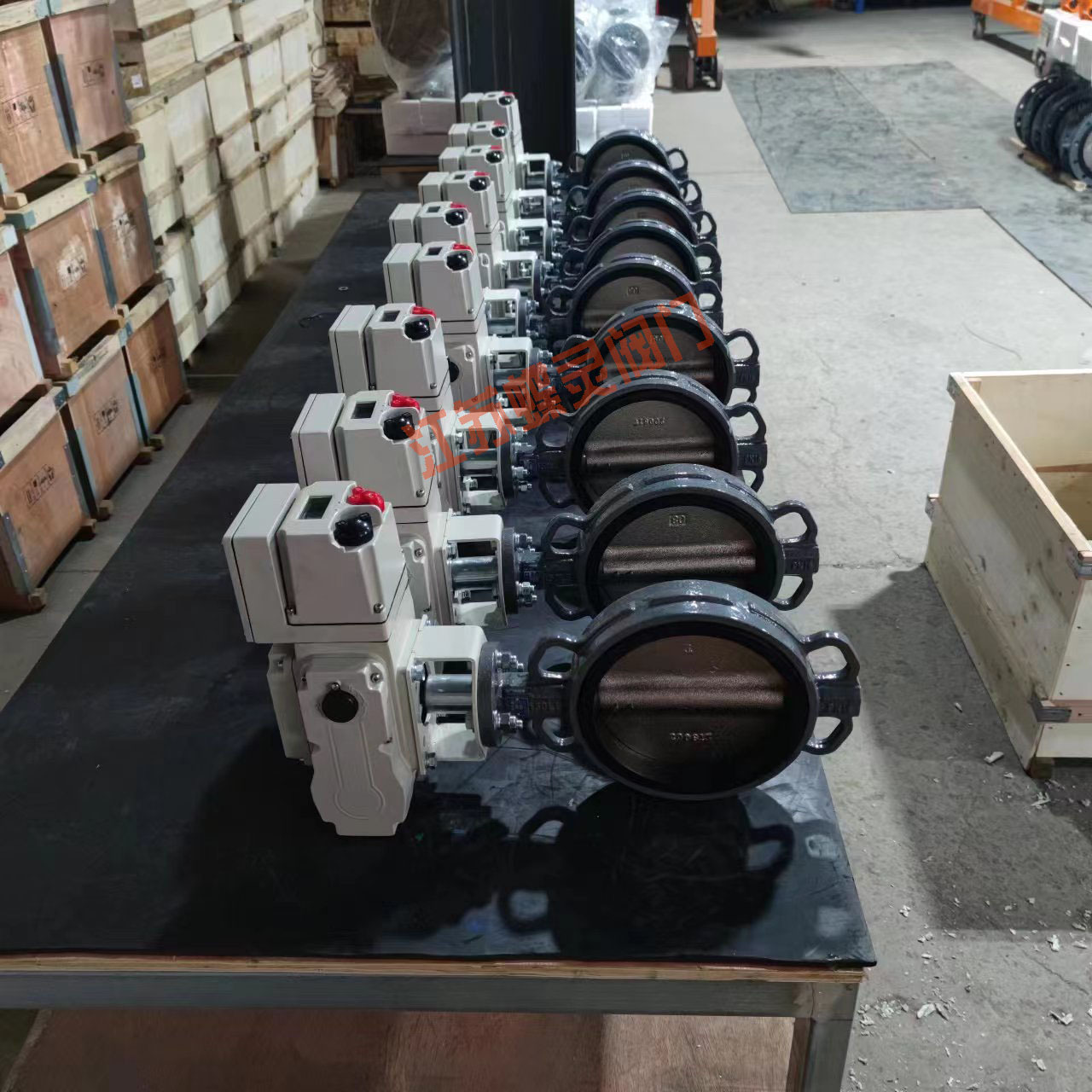 电动软密封蝶阀 橡胶阀座 16公斤 对夹式 D971X-16C DN50