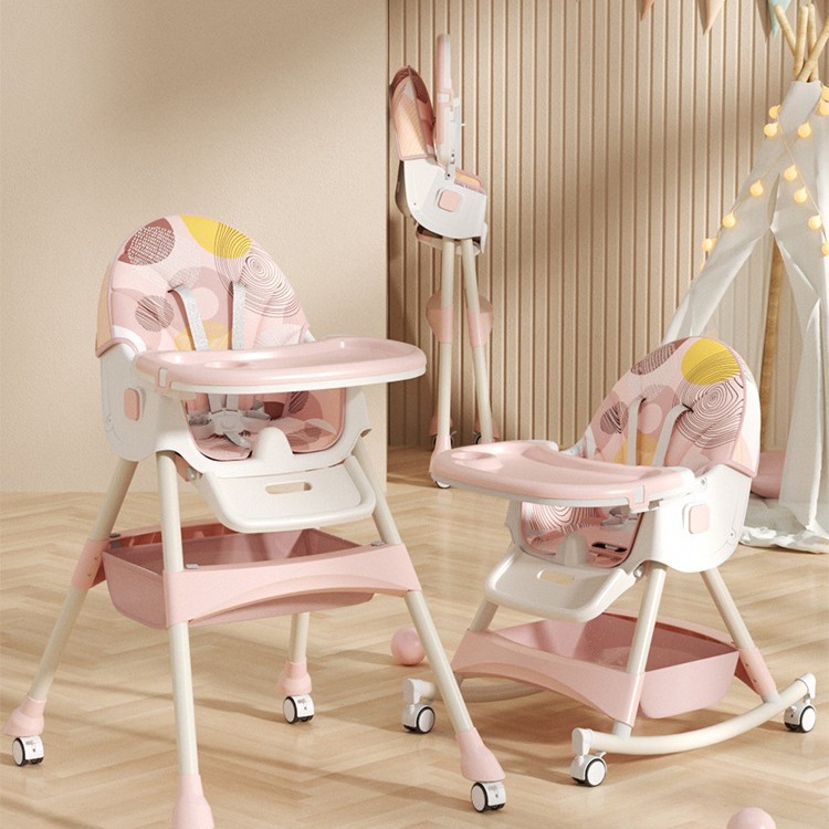 Silla de comedor para bebés multifuncional ajustable silla de comedor para bebés mesa de comedor silla portátil reclinable doméstica