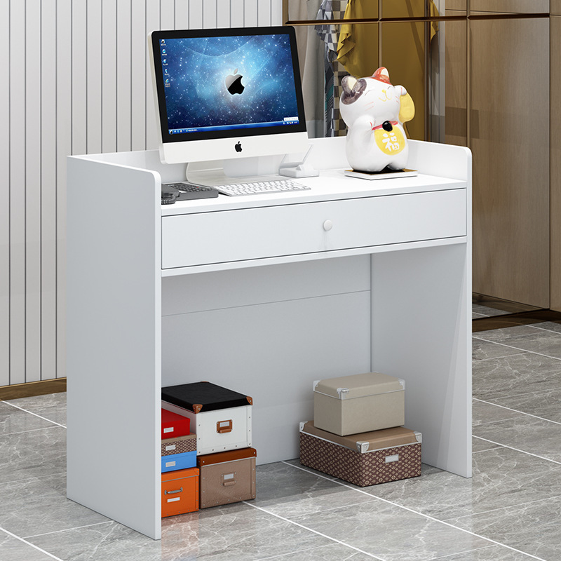 Front Desk Bar Counter, Simple and Luxurious Small Counter for Clothing Store, Hair Salon Front Desk, Commercial Reception Desk
