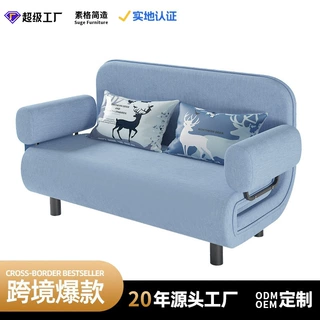 定制沙发床折叠两用客厅小户型网红款收纳储物可伸缩单人沙发床