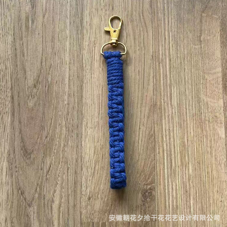 Llavero tejido a mano Nórdico tejido colgante bolsa colgante coche llavero lana llavero Navidad