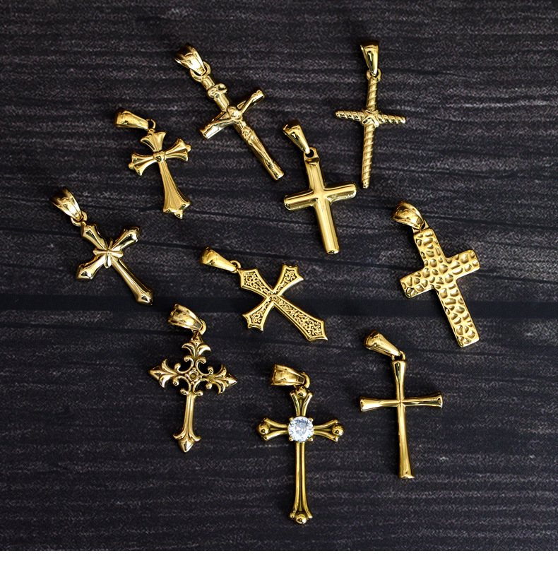 4g Weight PVD Coated Gold Plating Process Pendant Jewelry Making Type Real Gold Plated Plating Material Zircon Inlay Material DIY Jewelry Accessories Classification 1 Piece Quantity 304 Stainless Steel Material Cross Pattern Casual, Simple Style Style Waterproof Non Tarnish, Inlay Craft 1 Piece 304 Stainless Steel Zircon PVD Coated Real Gold Plated Cross Pendant DIY Jewelry Accessories 8