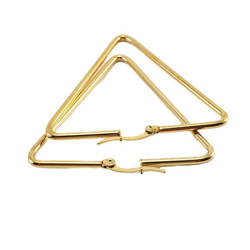 Pendientes de acero inoxidable a la moda para mujer, de titanio y oro de 18K, con borlas exageradas, pendientes de espiral elegantes, accesorios de joyería. image 7