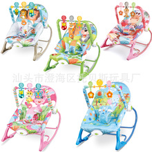 婴儿多功能摇椅哄睡神器音乐电动震动安抚摇篮床亚马逊跨境玩具