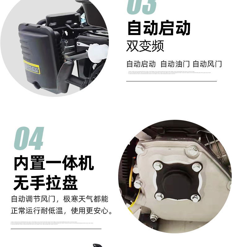 New 48V60V72V Electric Three-Wheel and Four-Wheel Vehicle Intelligent Frequency Conversion Self-Start and Stop Remote Control Range Extender Generator
