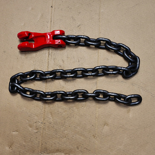 J8 Rigging Manganese Steel Bundled Steel Chain Forklift Belt Bundled Hoisting Regulator Chain Grab Hook Hoisting Lifting Chain G3