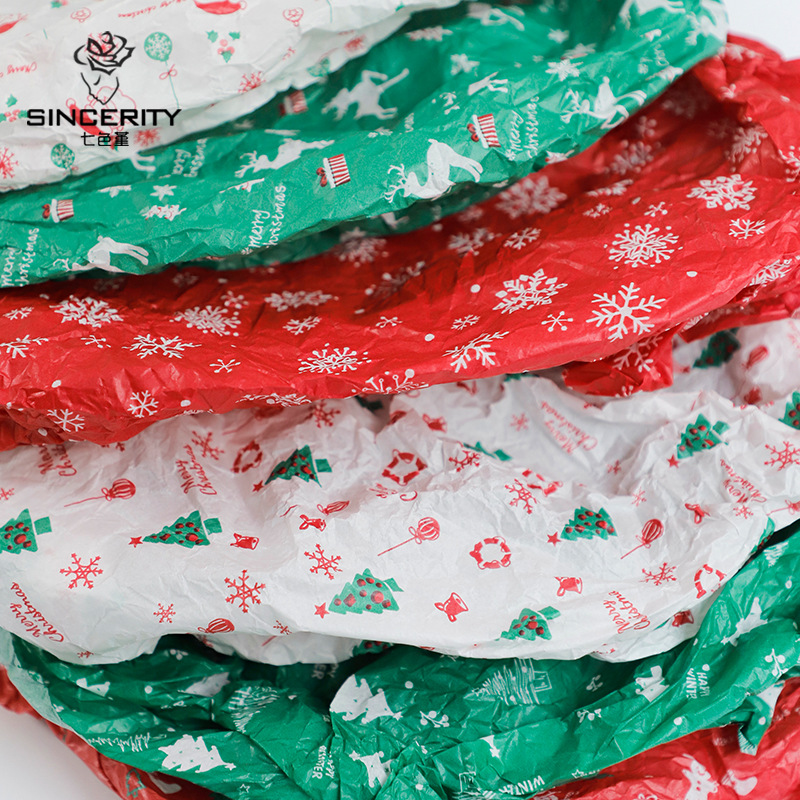 Papel de Navidad Sydney papel de revestimiento Nochebuena paquete de manzanas DIY material de ramo florista para papel de embalaje de manzanas