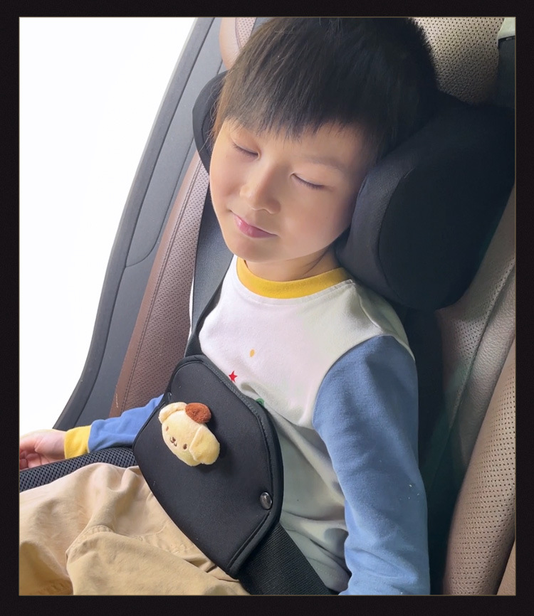 Four Seasons Shield Seat Belt Fixing Adjuster Car Children's Shoulder and Belly Protector Does Not Strangle the Neck