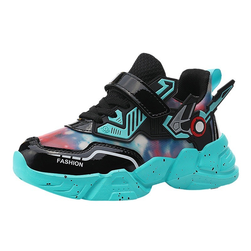 Zapatillas de Running Impermeables de Cuero Sintético para Niños, TPU, Impermeable, Antideslizante