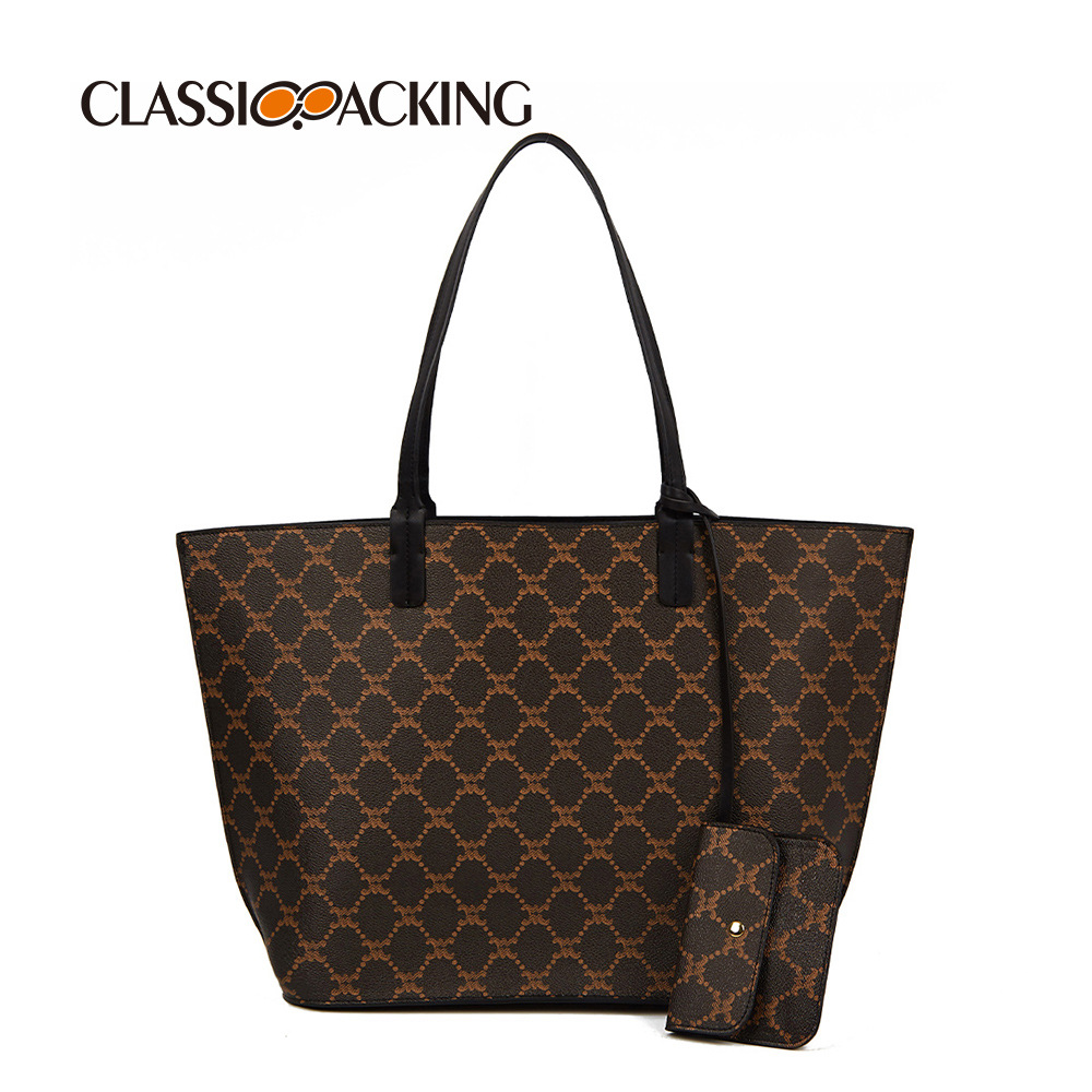 Fábrica al por mayor tablero de cuadros bolso de hombro de gran capacidad impermeable bolso de mano unisex bolso con impresión de logotipo