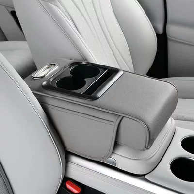 Car Compact-Specific Armrest Box Armrest box pad - gray-usb-basic-model-without-charging-function