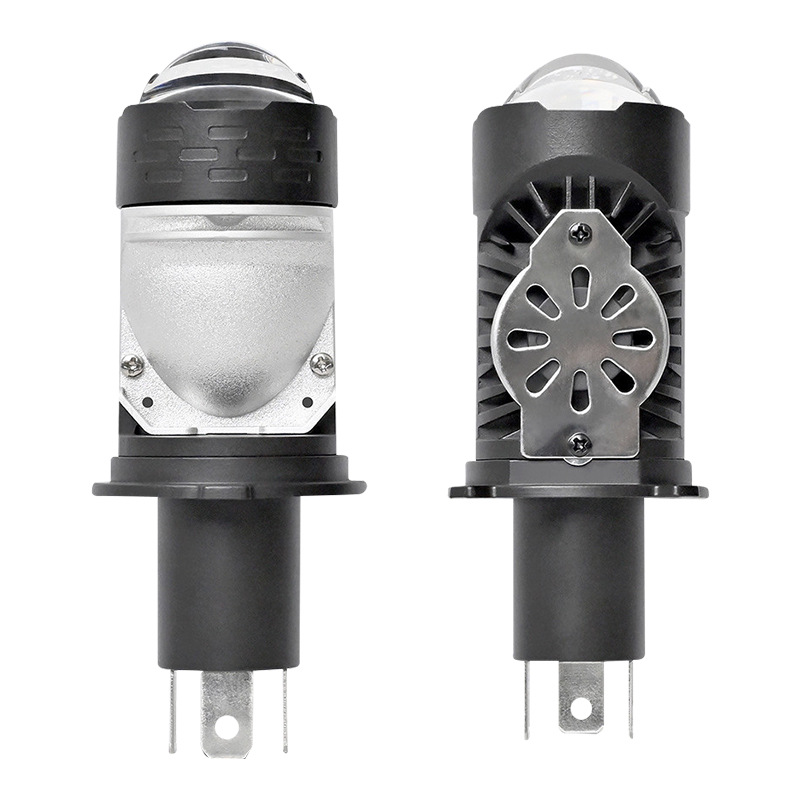Auto LED remodelado largo y cercano integrado doble luz H4 tipo enchufe directo de luz intensa exceso de bombilla de motocicleta universal