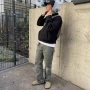自主水洗伐木b136工装裤