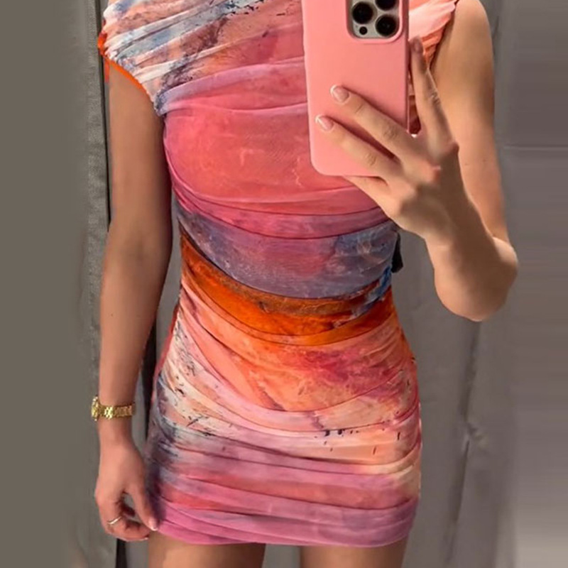 Women's Daily Casual Slim Fit Bodycon Shorts Dress 661_ecoleips.com