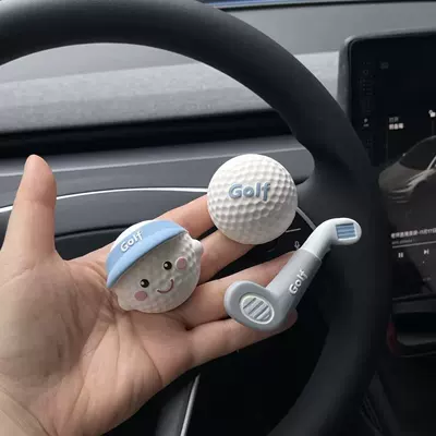 sporty golf design, hand-painted diffuser Car Perfume Aromatherapy