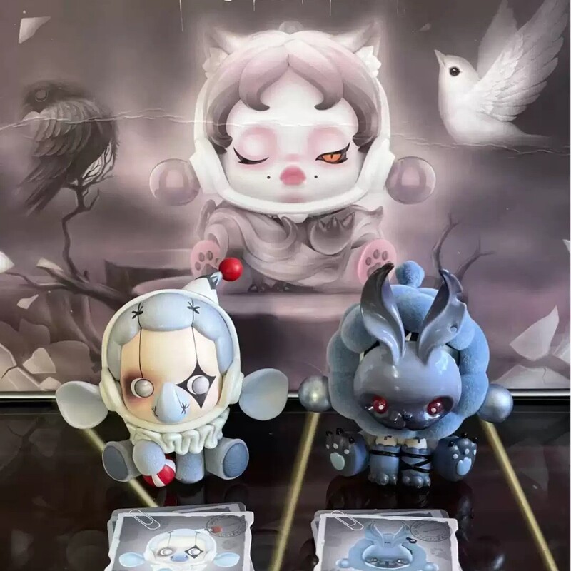 POPMART泡泡玛特SKULLPANDA食梦动物盲盒sp7代手办玩具摆件送礼物|undefined