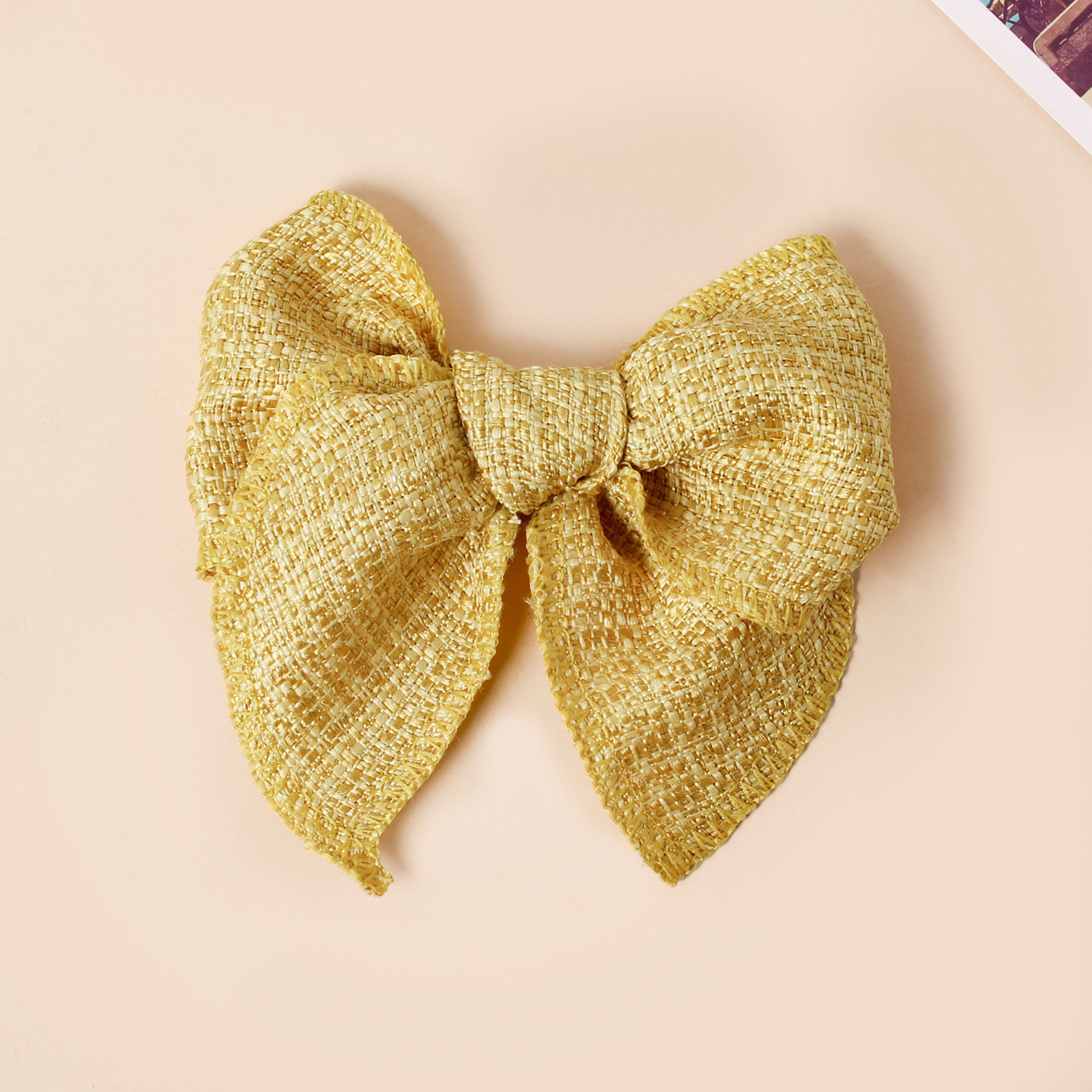 Girl'S IG Style Sweet Plaid Bow Knot Cloth Hair Clip display picture 6