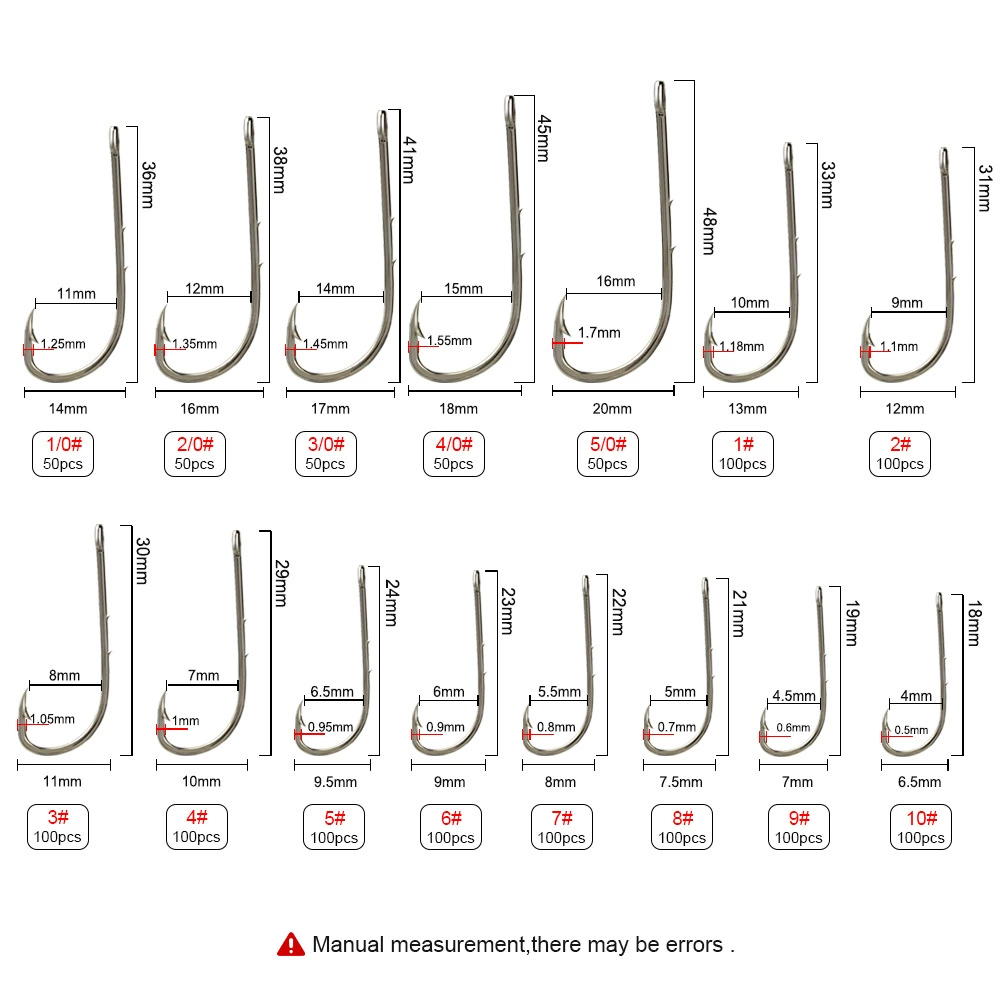 FTK double back thorn tube with 92666 fishhook long handle with circle sea hook Luya sea fishing long-range cast high carbon steel
