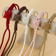 皮质粽子打结盘扣绳扣毛呢大衣风衣外套皮纽扣搭扣装饰对扣扣子