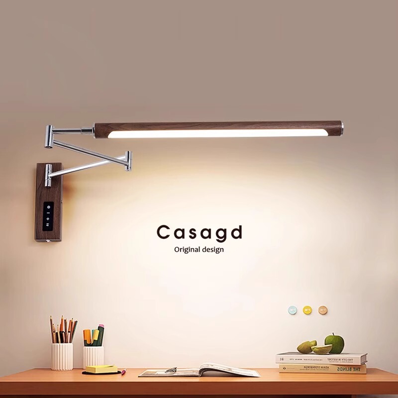 Wall-Mounted Study Eye Protection Lamp Above Desk Wall Lamp Table Lamp Wall Hanging Wall Writing Bookcase Reading Lamp