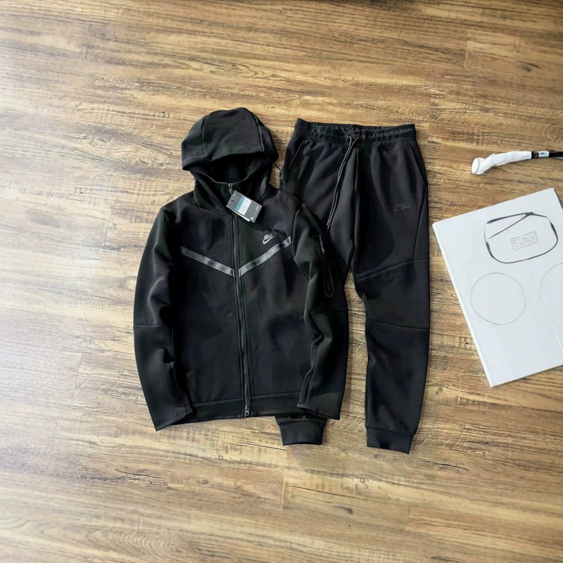 Nk Cross-Border Foreign Trade Men's Casual Hooded Suit Overseas Version Tech Fleece Series Windbreaker Jacket Nk Cross-Border Foreign Trade Men's Casual Hooded Suit Overseas Version Tech Fleece Series Windbreaker Jacket