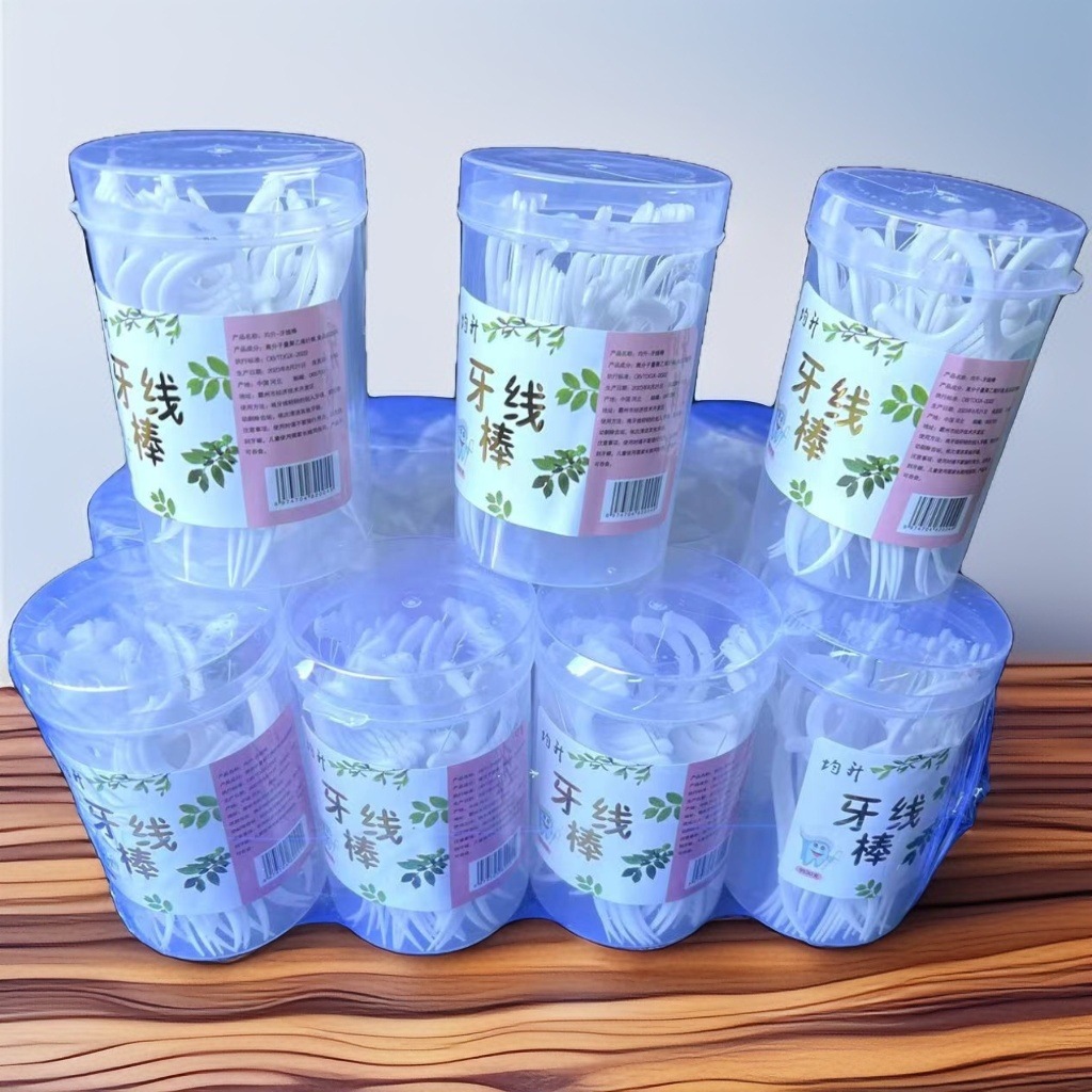 圆形盒装牙线 30只装牙线剔牙线抠牙线牙签义乌1元货源批发产品