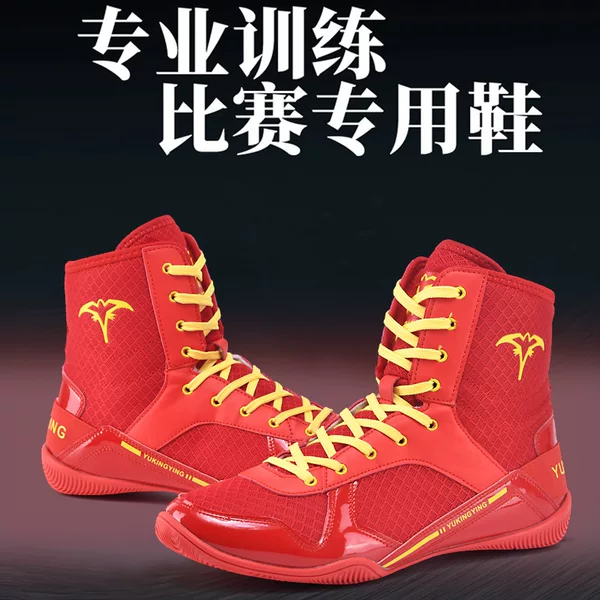 New High-Top Free Fighting, Sanda, Fitness, Wrestling Shoes, Indoor Training Boxing Shoes