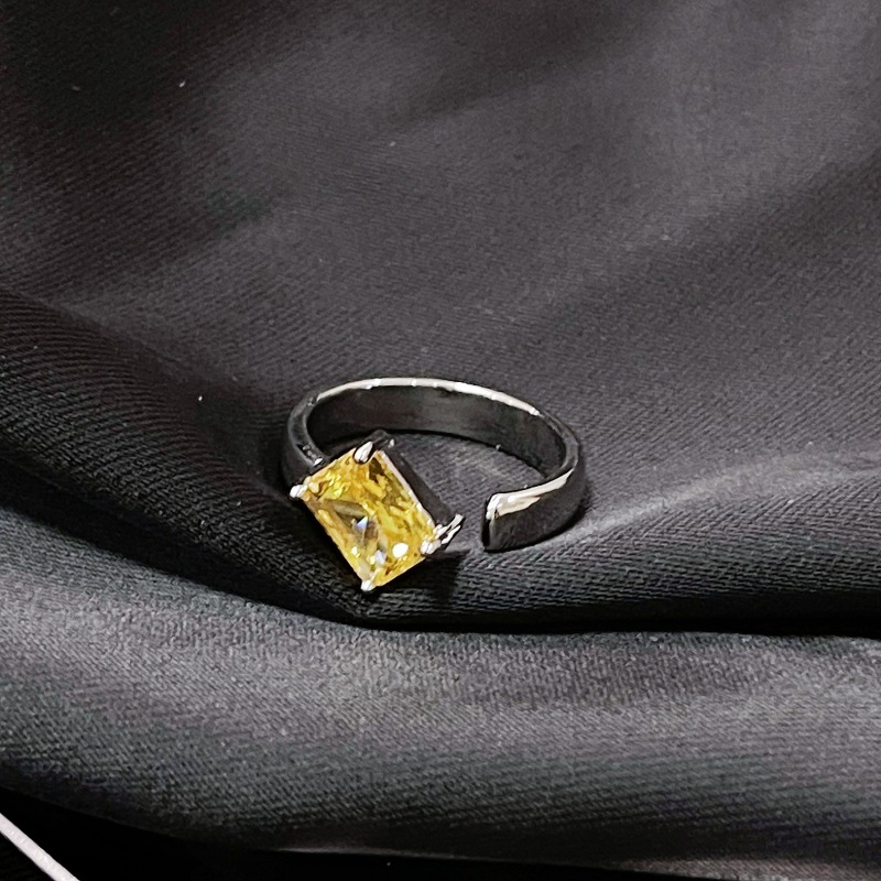 7g Weight Zircon Inlay Material Rings Classification Adjustable Ring Size 1 Piece Quantity Daily Occasion Copper Material Geometric Pattern All Seasons Season Women's Gender Inlay Design IG Style, Shiny Style Wholesale Jewelry IG Style Shiny Geometric Copper Zircon Inlay Rings 11