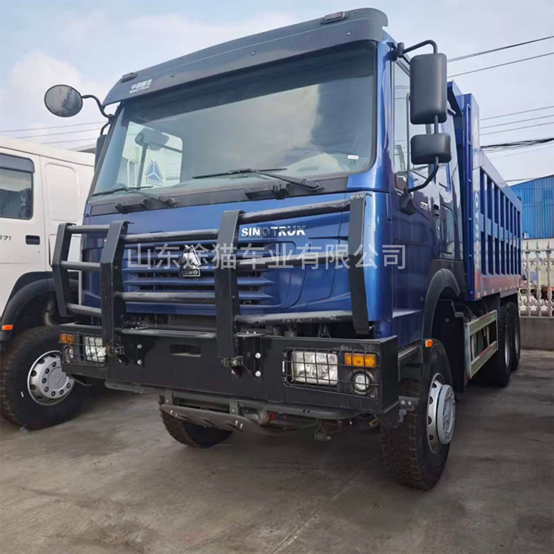 Cross-Border Howo 6X4 Dump Truck 371/375 Horsepower Rear Eight-Wheel Engineering Dump Truck for Africa