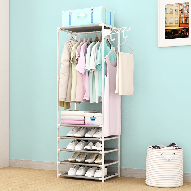 New multifunctional coat rack, fashionable multi-layer clothes hanger, rotating clothes rack, storage and organization, reinforcement for floor-standing bedroom