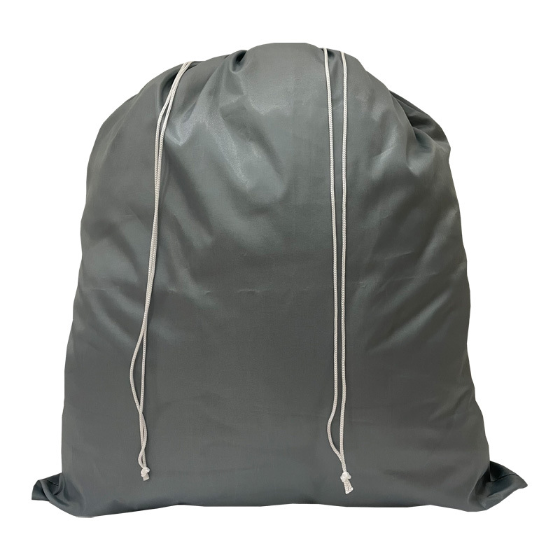 现货涤纶束口袋 灰色收纳袋 游泳用品抽绳袋 玩具电子产品拉绳袋