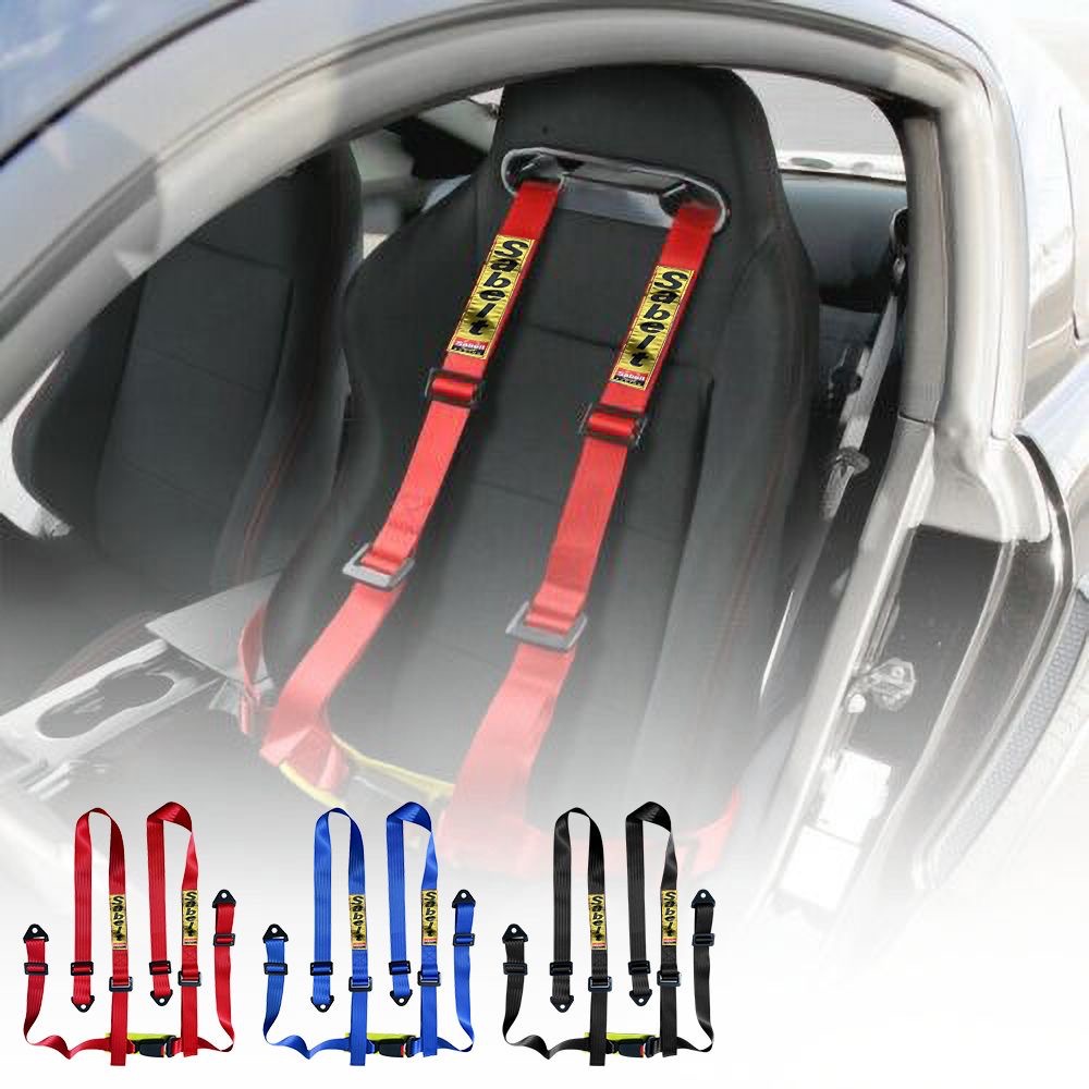 Car Modification 2inch Four-Point Sabeit Safety Belt Suitable for Car Jdm Modification Racing Style Safety Belt