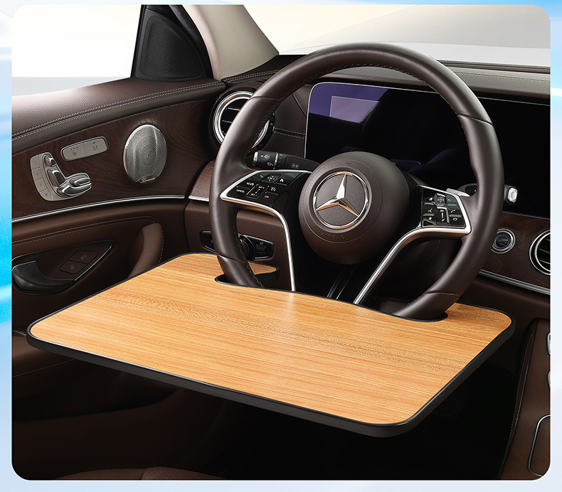 Car-mounted small table for office work, computer use, eating fast food and takeout, laptop stand in the car, convenient and practical