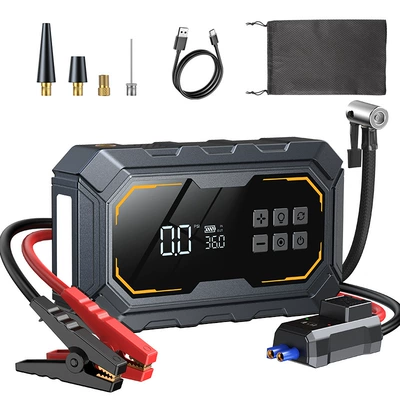 N9 Cross-Border Specializes in Emergency Starting Power Supply, Car Air Pump, Portable Wireless Air Pump, Jump Starter (Hava nasosu) - n9-smart-clip-bag-6000mah