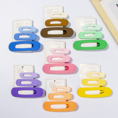 髮飾髮夾純色簡約側邊夾一字夾邊夾頭髮夾子頂夾劉海夾頭飾女發卡