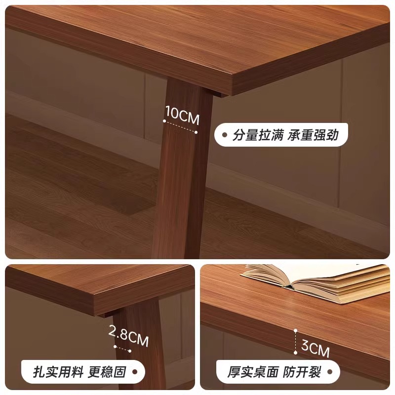 Escritorio de computadora escritorio para el hogar simple dormitorio moderno mesa de madera maciza mesa Simple Escritorio de escritura escritorio del estudiante