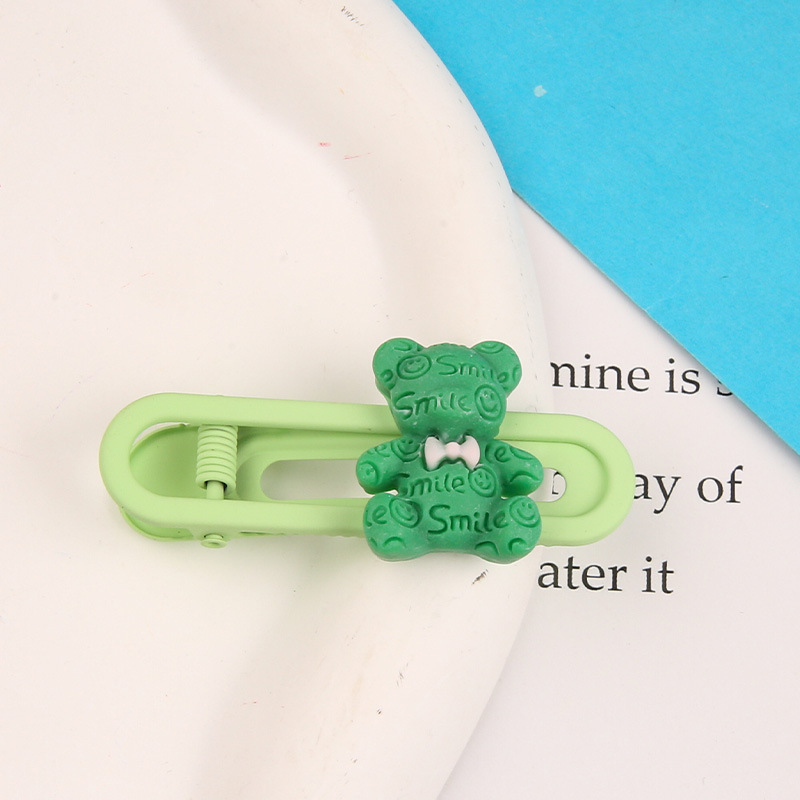 Primavera nueva historieta Sanrio oval metal horquilla linda chica dulce lado Bangs hairpin tocado