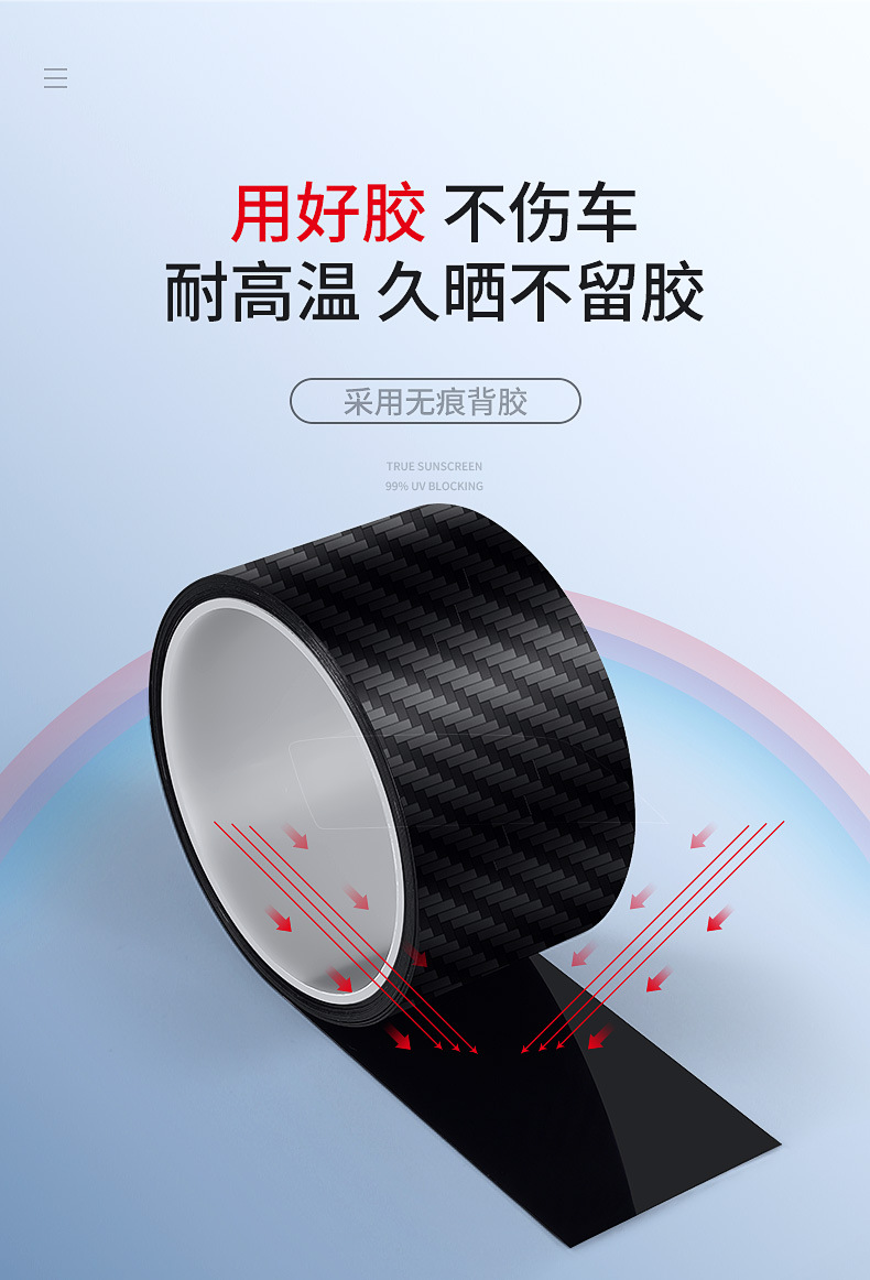Car Sunroof Anti-Leak Waterproof Seal Strip, Car Roof Waterproof Sealing Tape, Glass Leak-Proof Rainproof Adhesive Strip, Cross-Border