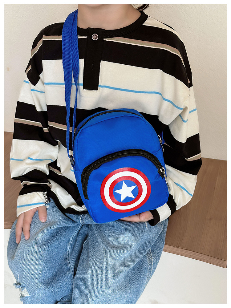 2023 Children's Casual crossbody Bag, New cartoon small crossbody bag for primary school students, portable mobile phone coin purse for boys' Outing undefined