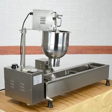全自动翻板油炸甜甜圈机多拿滋单排烘焙房蛋糕店甜甜圈制作机器