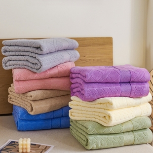 W1TR Vintage Cotton Towel Quilt Single Double Air-conditioning Blanket Adult Sofa Bed Sheet Cover Blanket Children Towel Blanket