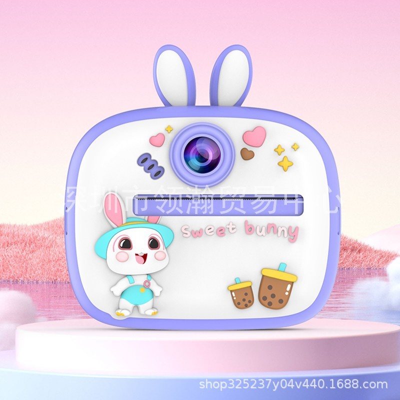 2025年新型子供用プリントカメラ、高画質デジタルデュアルカメラ、動画撮影可能、子供用ポラロイドカメラ、ポータブル|undefined