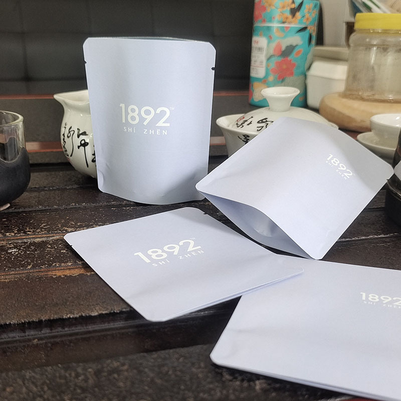 快速定购多款图案彩印牛皮纸自立茶叶小泡袋 水果花茶镀铝茶泡袋