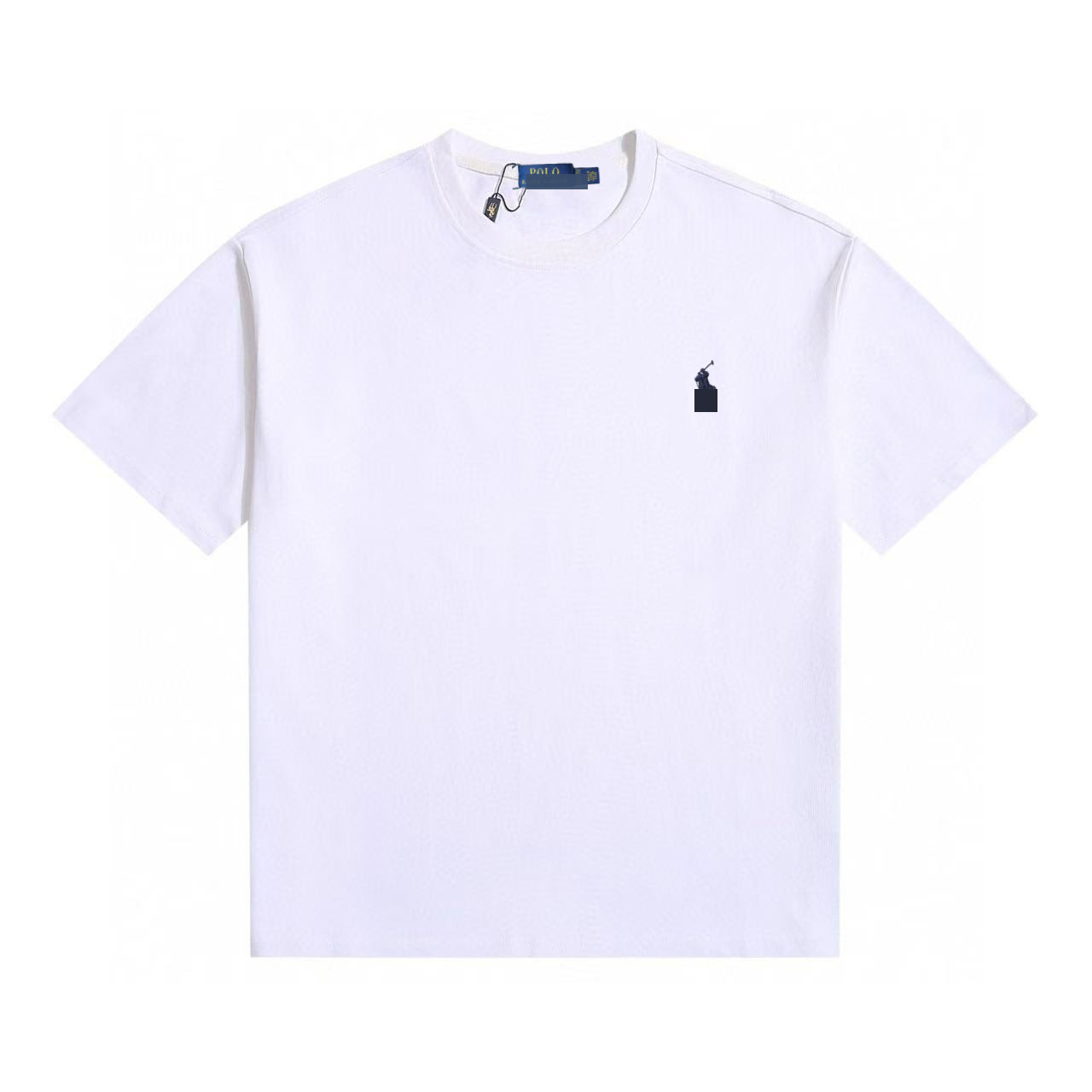 티셔츠 화이트 그린 라벨