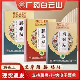 广药白云山艾草肩颈贴批发代发肩周膝盖贴腰椎贴董老师推荐艾草贴