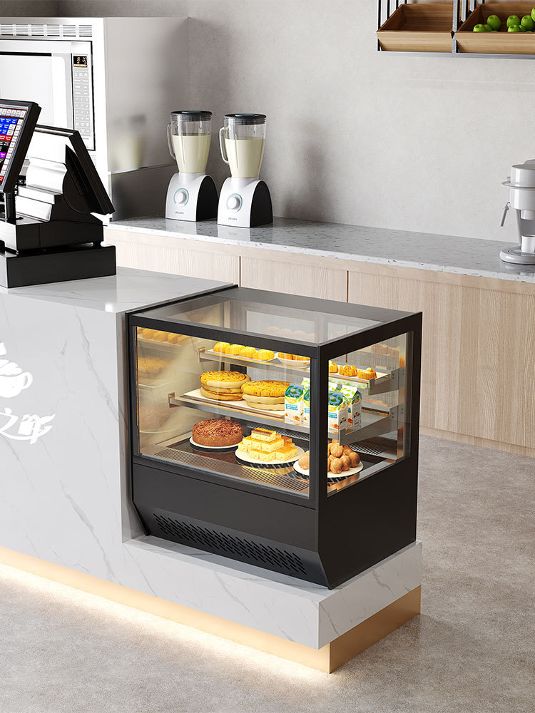 碧宏蛋糕柜冷藏展示柜直角小型桌面水果西点台式甜品风冷保鲜冰柜