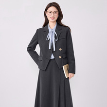 SY9827西装外套女2025春秋大学生面试正装西服职业通勤套装工作服