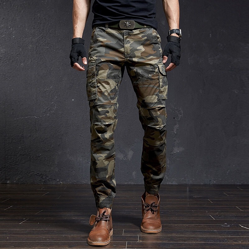 2026 Japanese Style Men's Casual Pants, Sports Jogger Pants, Men's Cargo Pants, Spring and Autumn Jogging Camouflage Pants