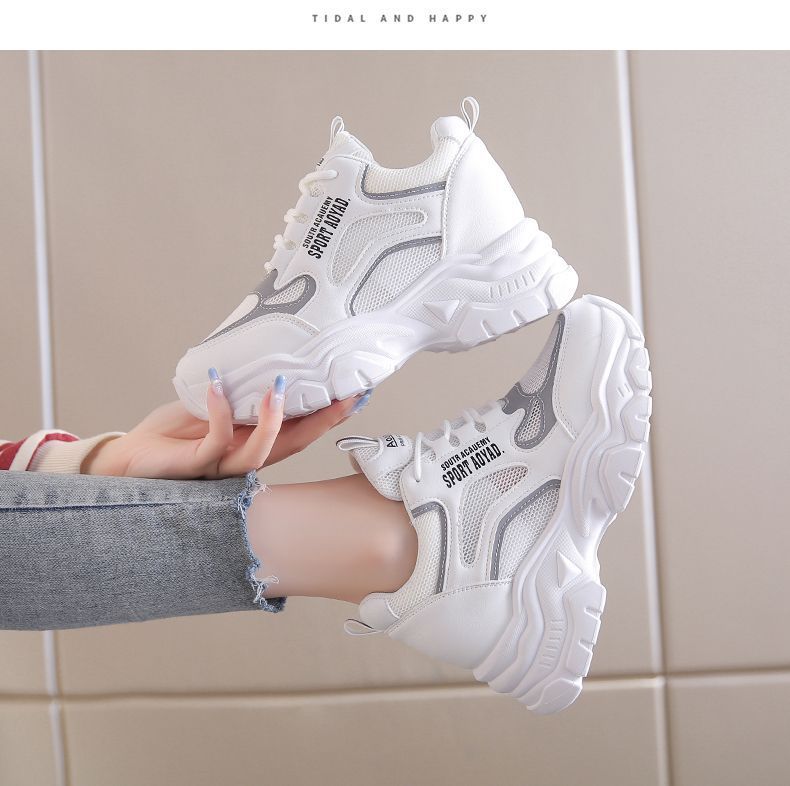 Damen Lederschuhe Arbeitsschuhe Sneakers Stoff Bequeme Sneakers Schuhe_voghion.com