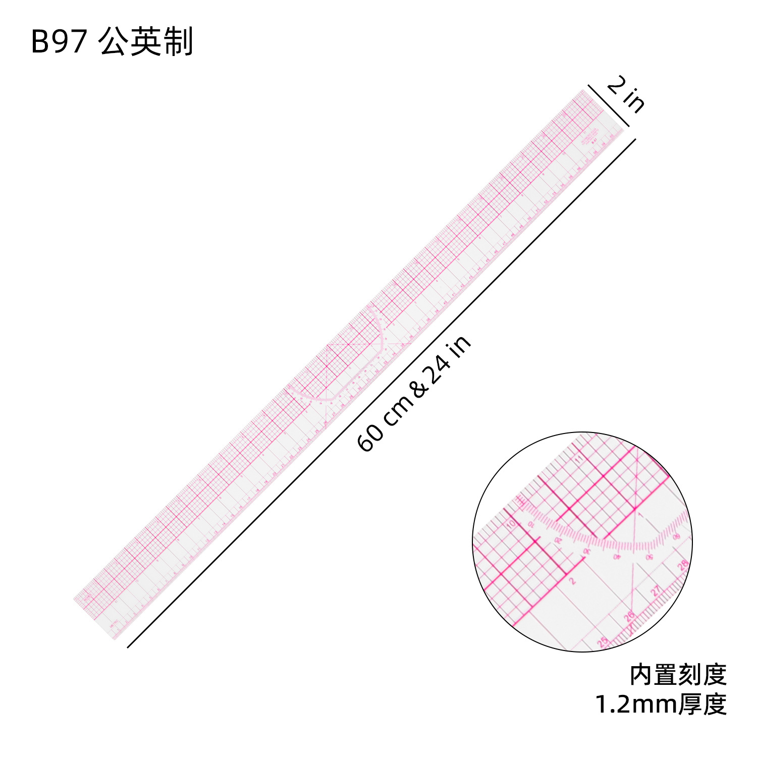 Regla de patronaje para costura, placa proporcional de impresión, herramienta multifuncional para corte curvo y confección de ropa
